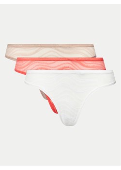 Calvin Klein Underwear Komplet 3 par stringów 000QD5216E Kolorowy ze sklepu MODIVO w kategorii Majtki damskie - zdjęcie 182762926