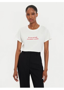 ViCOLO T-Shirt RB0897 Écru Regular Fit ze sklepu MODIVO w kategorii Bluzki damskie - zdjęcie 182762975