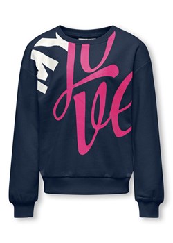 Kids ONLY Bluza 15307827 Granatowy Regular Fit ze sklepu MODIVO w kategorii Bluzy dziewczęce - zdjęcie 182763067