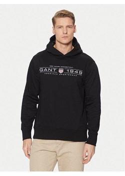 Gant Bluza 2044014 Czarny Regular Fit ze sklepu MODIVO w kategorii Bluzy męskie - zdjęcie 182763118