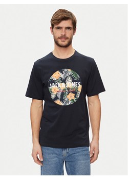 Jack&Jones T-Shirt Chill 12248072 Granatowy Standard Fit ze sklepu MODIVO w kategorii T-shirty męskie - zdjęcie 182763258