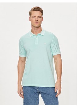 United Colors Of Benetton Polo 3089U301K Zielony Regular Fit ze sklepu MODIVO w kategorii T-shirty męskie - zdjęcie 182763289