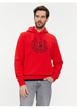Tommy Hilfiger Bluza Big Icon MW0MW33650 Czerwony Regular Fit ze sklepu MODIVO w kategorii Bluzy męskie - zdjęcie 182763299