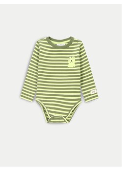 Coccodrillo Body dziecięce ZC4112102SBN Zielony ze sklepu MODIVO w kategorii Body niemowlęce - zdjęcie 182763356
