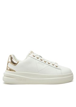 Guess Sneakersy FLTELB LEM12 Biały ze sklepu MODIVO w kategorii Buty sportowe damskie - zdjęcie 182763389