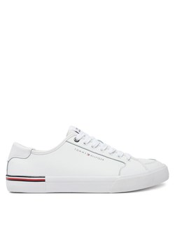 Tommy Hilfiger Tenisówki Core Corporate Vulc Leather FM0FM05399 Biały ze sklepu MODIVO w kategorii Trampki męskie - zdjęcie 182763545
