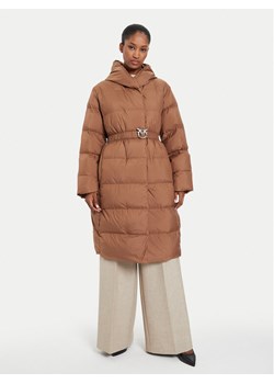 PINKO Kurtka zimowa Collirio 103828 A11M Brązowy Regular Fit ze sklepu MODIVO w kategorii Kurtki damskie - zdjęcie 182763578