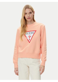 Guess Bluza W2YQ16 KBA11 Pomarańczowy Regular Fit ze sklepu MODIVO w kategorii Bluzy damskie - zdjęcie 182763658