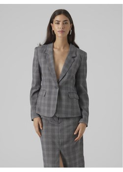 Vero Moda Marynarka Malin 10299895 Szary Slim Fit ze sklepu MODIVO w kategorii Marynarki damskie - zdjęcie 182763718