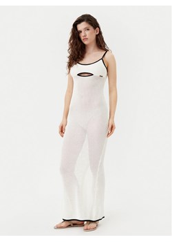 KARL LAGERFELD Sukienka plażowa A1W46032 Beżowy Slim Fit ze sklepu MODIVO w kategorii Odzież plażowa - zdjęcie 182763729