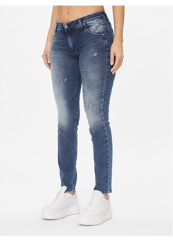 Please Jeansy P01DYR7DIX Niebieski Slim Fit ze sklepu MODIVO w kategorii Jeansy damskie - zdjęcie 182763779