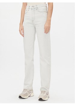 Calvin Klein Jeans Jeansy J20J222139 Niebieski Straight Fit ze sklepu MODIVO w kategorii Jeansy damskie - zdjęcie 182763915