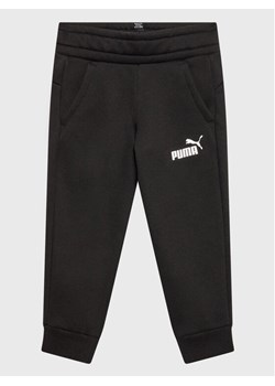 Puma Spodnie dresowe Essentials Logo 586973 Czarny Regular Fit ze sklepu MODIVO w kategorii Spodnie chłopięce - zdjęcie 182763926