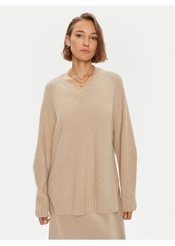 Weekend Max Mara Sweter 2425366132 Beżowy Regular Fit ze sklepu MODIVO w kategorii Swetry damskie - zdjęcie 182763955