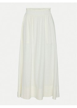 YAS Spódnica maxi Flaxy 26036370 Biały Regular Fit ze sklepu MODIVO w kategorii Spódnice - zdjęcie 182763975