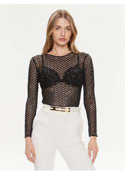Elisabetta Franchi Body BO-014-42E2-6001 Czarny Slim Fit ze sklepu MODIVO w kategorii Bluzki damskie - zdjęcie 182764075