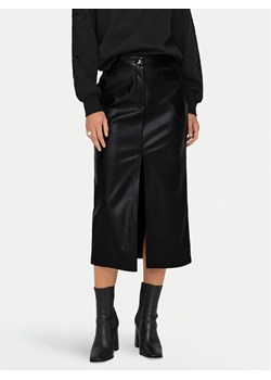 ONLY Spódnica z imitacji skóry Heidi 15322539 Czarny Regular Fit ze sklepu MODIVO w kategorii Spódnice - zdjęcie 182764115
