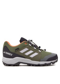 adidas Trekkingi Terrex GORE-TEX ID0931 Zielony ze sklepu MODIVO w kategorii Buty trekkingowe dziecięce - zdjęcie 182764225
