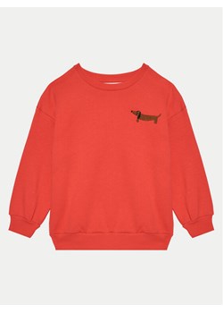 Mini Rodini Bluza Dog 2472013442 Czerwony Regular Fit ze sklepu MODIVO w kategorii Bluzy chłopięce - zdjęcie 182764325