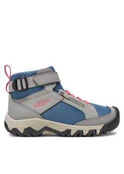 Keen Trekkingi Targhee Boundless 1029518 Niebieski ze sklepu MODIVO w kategorii Buty trekkingowe dziecięce - zdjęcie 182764406