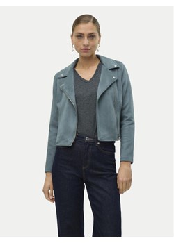 Vero Moda Kurtka z imitacji skóry Jose 10300938 Zielony Regular Fit ze sklepu MODIVO w kategorii Kurtki damskie - zdjęcie 182764468