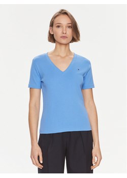 Tommy Hilfiger T-Shirt New Cody WW0WW40584 Niebieski Slim Fit ze sklepu MODIVO w kategorii Bluzki damskie - zdjęcie 182764498