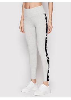 Guess Legginsy V2YB14 KABR0 Szary Slim Fit ze sklepu MODIVO w kategorii Spodnie damskie - zdjęcie 182764685