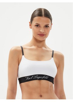KARL LAGERFELD Biustonosz top 240W2129 Biały ze sklepu MODIVO w kategorii Biustonosze - zdjęcie 182764746