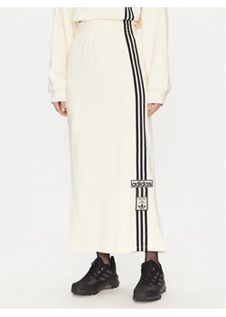 adidas Spódnica maxi Adibreak JC8539 Écru Regular Fit ze sklepu MODIVO w kategorii Spódnice - zdjęcie 182764859
