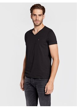 Tommy Hilfiger T-Shirt Core Stretch MW0MW27540 Czarny Slim Fit ze sklepu MODIVO w kategorii T-shirty męskie - zdjęcie 182764887