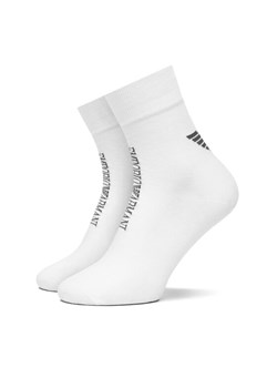 Emporio Armani Underwear Skarpety Wysokie Męskie 302503 4F436 00998 Biały ze sklepu MODIVO w kategorii Skarpetki męskie - zdjęcie 182764949