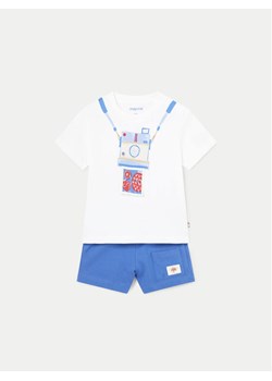 Mayoral Komplet t-shirt i spodenki 1657 Niebieski Regular Fit ze sklepu MODIVO w kategorii Komplety niemowlęce - zdjęcie 182765046