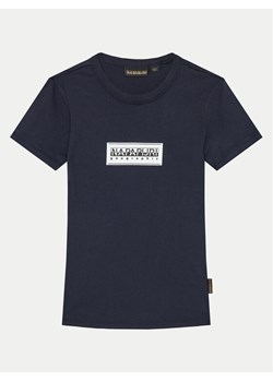 Napapijri T-Shirt Chamois NP0A4HYL S Granatowy Regular Fit ze sklepu MODIVO w kategorii T-shirty chłopięce - zdjęcie 182765057