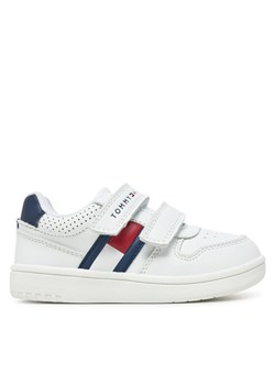 Tommy Hilfiger Sneakersy Flag Low Cut Velcro Sneaker T1X9-33841-1355 M Biały ze sklepu MODIVO w kategorii Buty sportowe dziecięce - zdjęcie 182765059