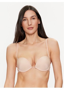 Wonderbra Biustonosz z fiszbiną WB009243 Beżowy ze sklepu MODIVO w kategorii Biustonosze - zdjęcie 182765095