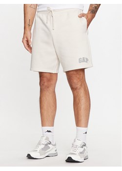 Gap Szorty sportowe 602248-05 Écru Regular Fit ze sklepu MODIVO w kategorii Spodenki męskie - zdjęcie 182765177