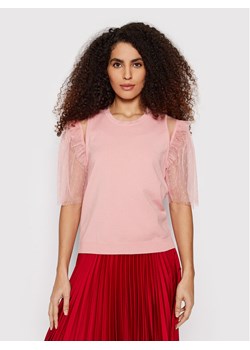 TWINSET Bluzka 221TP3440 Różowy Regular Fit ze sklepu MODIVO w kategorii Bluzki damskie - zdjęcie 182765185