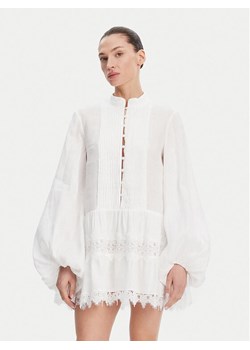 BARDOT Sukienka letnia Antonia Lace Trim 59849DB Biały Relaxed Fit ze sklepu MODIVO w kategorii Sukienki - zdjęcie 182765197