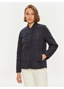Tommy Hilfiger Kurtka przejściowa WW0WW42376 Granatowy Regular Fit ze sklepu MODIVO w kategorii Kurtki damskie - zdjęcie 182765227