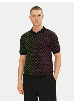 KARL LAGERFELD Polo 745401 552235 Czarny Slim Fit ze sklepu MODIVO w kategorii T-shirty męskie - zdjęcie 182765246
