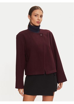 Gina Tricot Marynarka 22836 Bordowy Loose Fit ze sklepu MODIVO w kategorii Marynarki damskie - zdjęcie 182765289