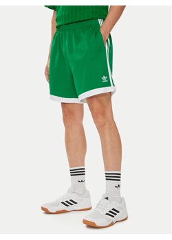 adidas Szorty sportowe Mock Eyelet IZ2448 Zielony Regular Fit ze sklepu MODIVO w kategorii Spodenki męskie - zdjęcie 182765428