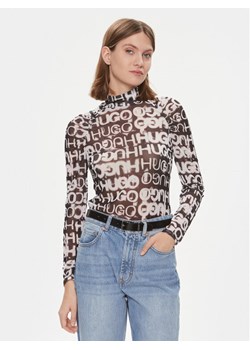 Hugo Bluzka Damaryllis 50505290 Kolorowy Slim Fit ze sklepu MODIVO w kategorii Bluzki damskie - zdjęcie 182765497