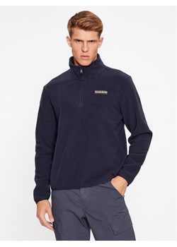 Napapijri Polar NP0A4HDV Granatowy Regular Fit ze sklepu MODIVO w kategorii Bluzy męskie - zdjęcie 182765499