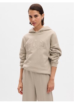 Gap Bluza 729618-01 Beżowy Regular Fit ze sklepu MODIVO w kategorii Bluzy damskie - zdjęcie 182765538