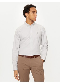 U.S. Polo Assn. Koszula MUP3516 Szary Regular Fit ze sklepu MODIVO w kategorii Koszule męskie - zdjęcie 182765566