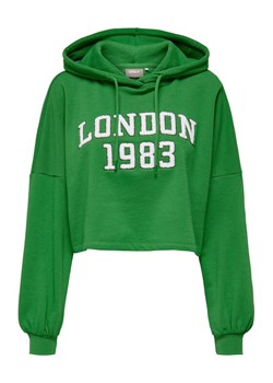 ONLY Bluza 15311683 Zielony Regular Fit ze sklepu MODIVO w kategorii Bluzy damskie - zdjęcie 182765778