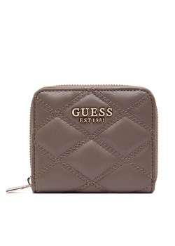 Guess Mały Portfel Damski SWQG96 32137 Brązowy ze sklepu MODIVO w kategorii Portfele damskie - zdjęcie 182765789