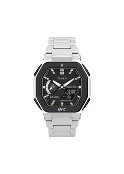 Timex Zegarek UFC Colossus TW2V84600 Srebrny ze sklepu MODIVO w kategorii Zegarki - zdjęcie 182765805
