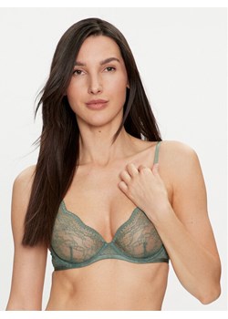 Hunkemöller Biustonosz z fiszbiną Isabelle 204684 Zielony ze sklepu MODIVO w kategorii Biustonosze - zdjęcie 182765827